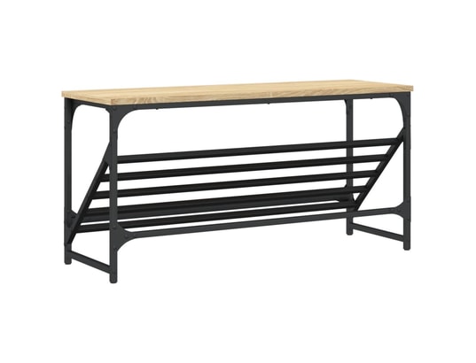 VIDAXL - étagère à chaussures chêne sonoma 90x30x45 cm bois d'ingénie...