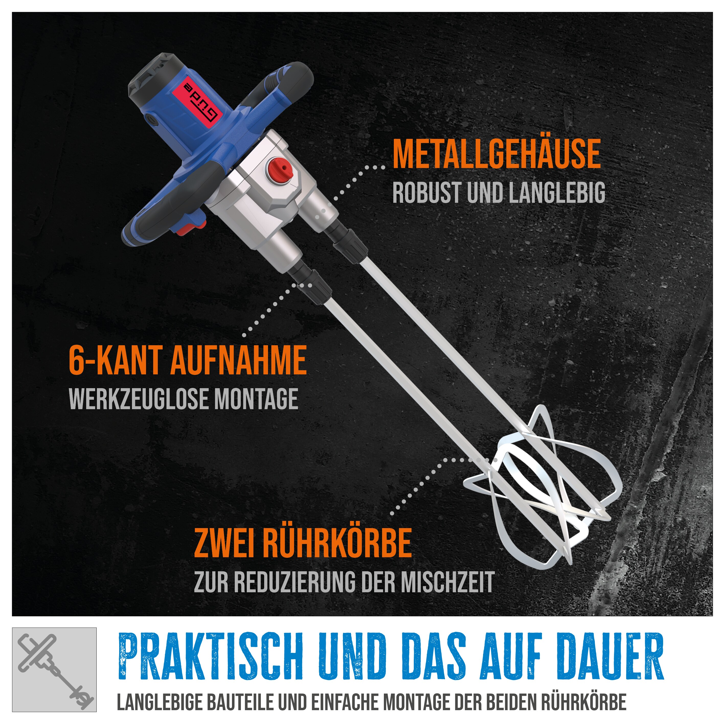 Güde Rührwerk GRW 1811.1 TWIN
