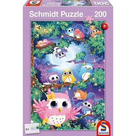 Schmidt Spiele KinderPuzzle - Im Eulenwald, 200 Teile