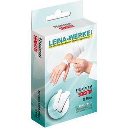 LEINA Kit de sparadrap 'Sensitiv', 20 pièces, blanc