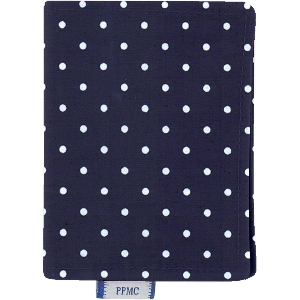 Porte Carte Pois Marine