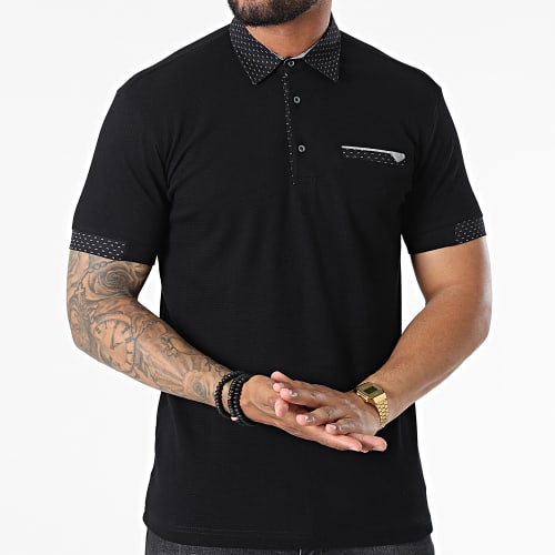 Polo Manches Courtes JP-849 Noir