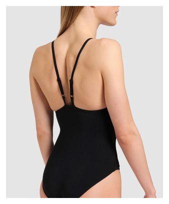 Maillot de Bain Arena Mesh Panels Swimsuit Noir