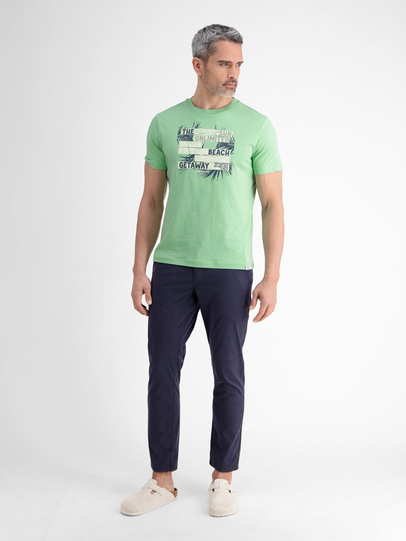 Herren T-Shirt mit sommerlichem Brustprint