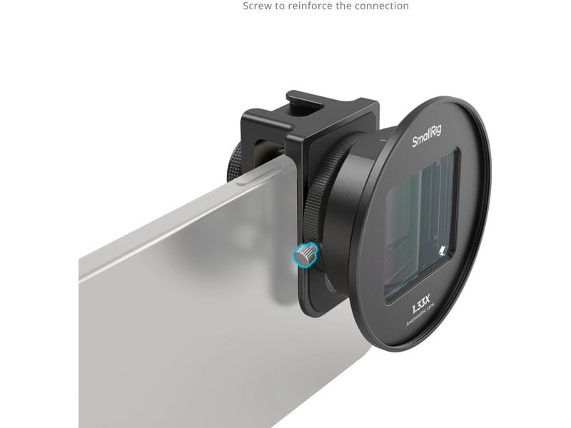 Smallrig 1.33x Anamorphotisches Objektiv für Mobiltelefone Objektiv für filmische Eindrücke