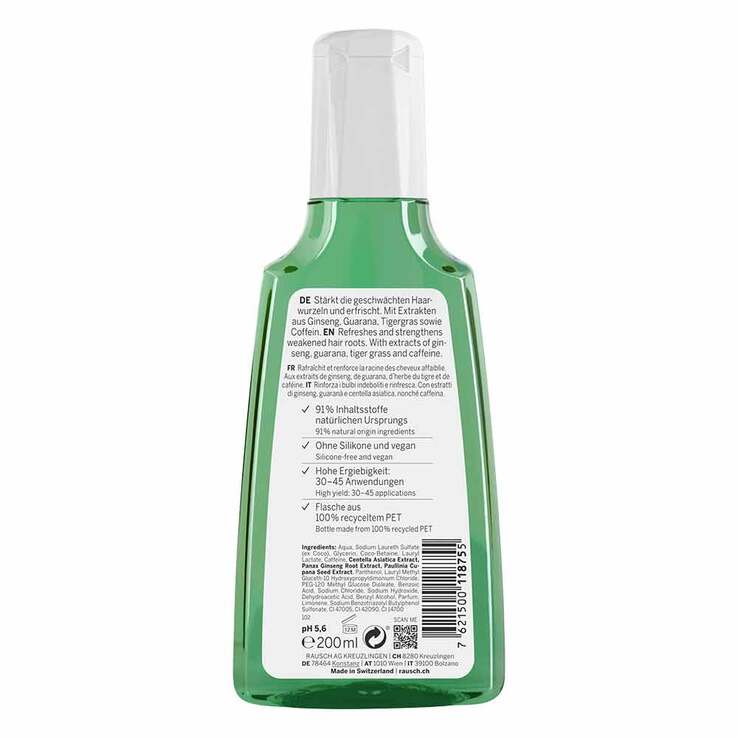 Rausch Coffein-Shampoo mit Ginseng, 200 ml