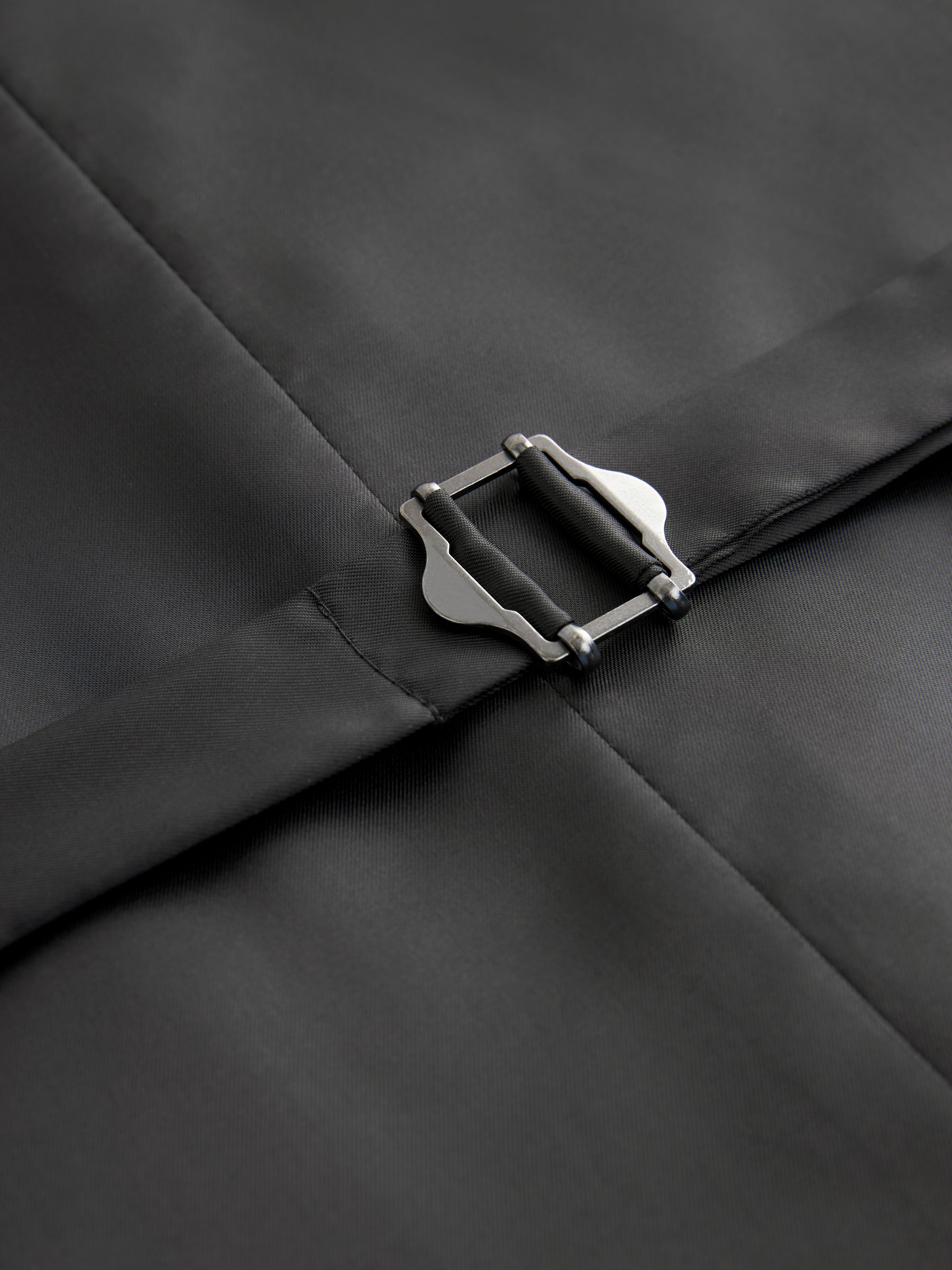 Donkerblauw - Herenvest met textuur