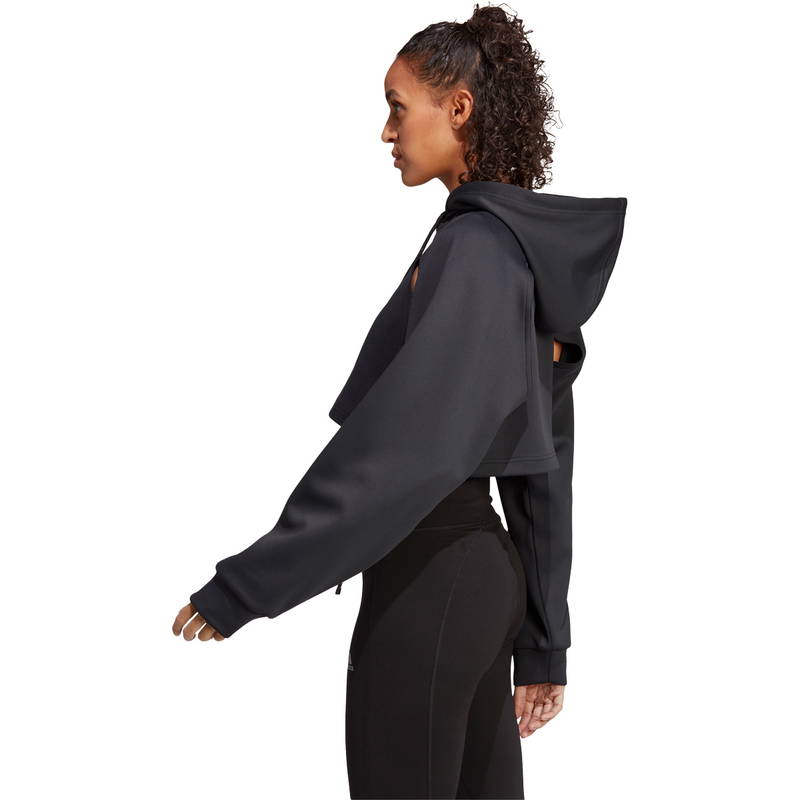 adidas HIIT Hood Crop Træningstrøje Dame
