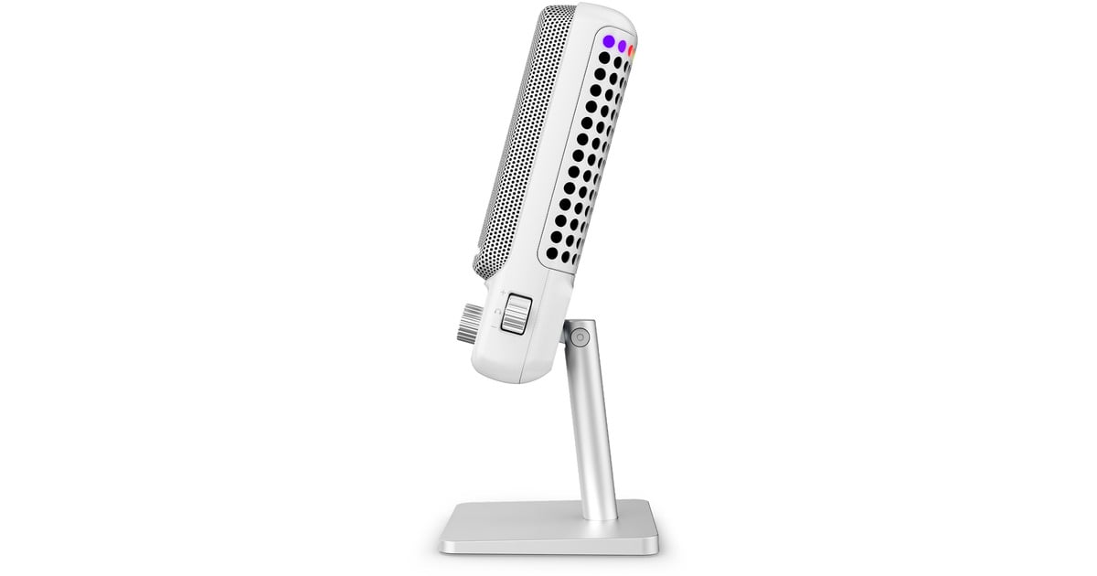 NZXTCapsule Elite microfoon  (Wit, RGB, USB-C)
