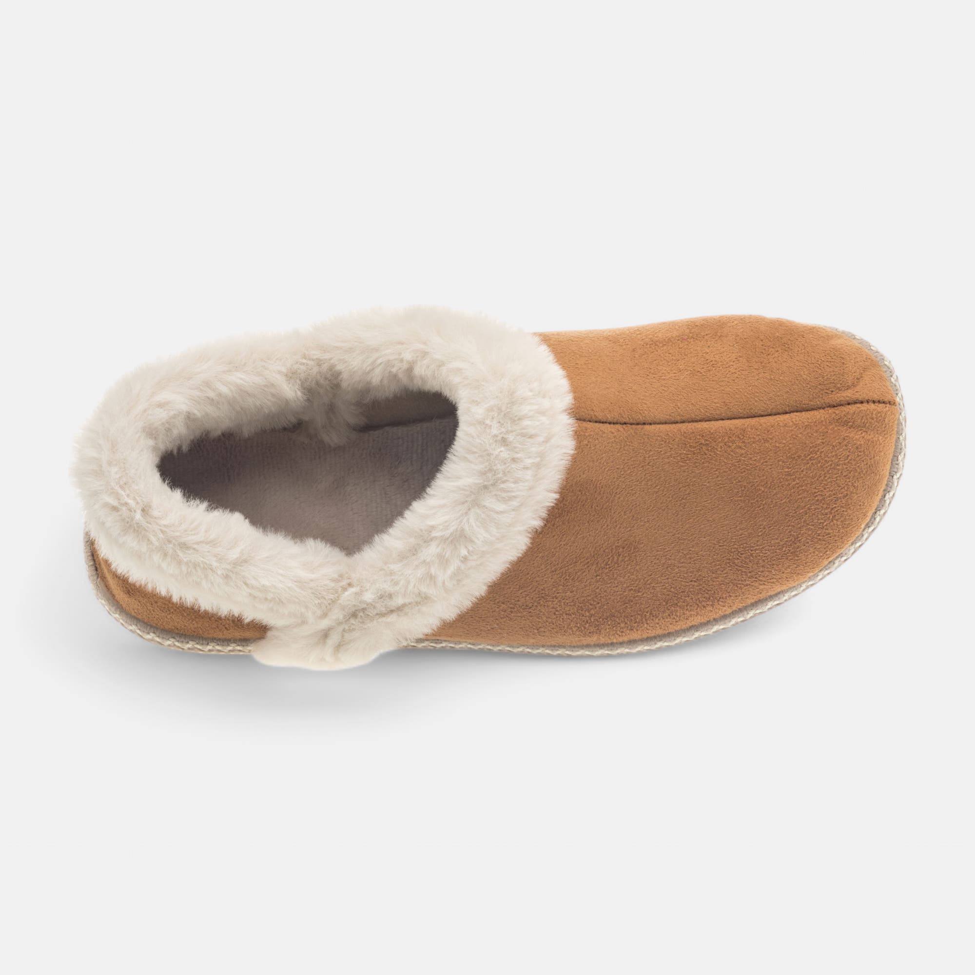 Pantoufles botillons Femme camel
