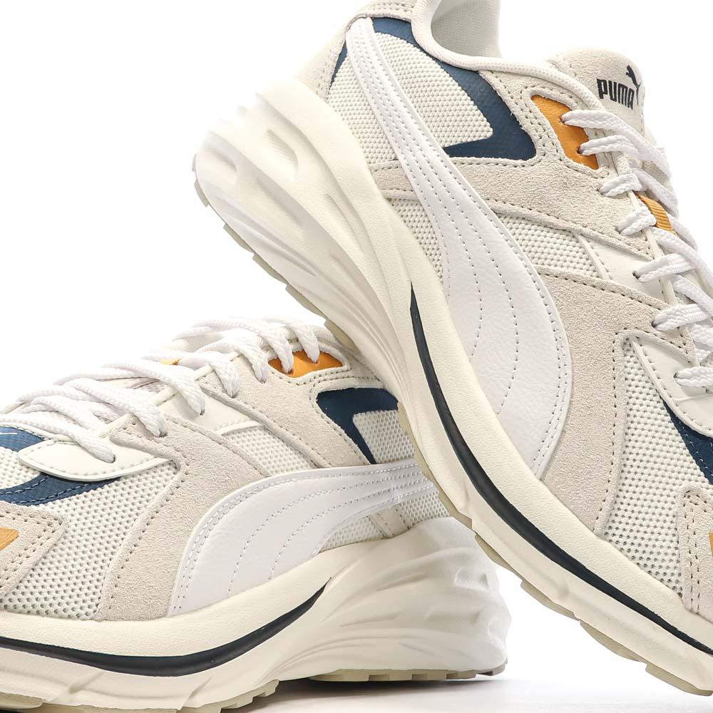 Puma Baskets Blanches/Orange Homme Puma Hypnotic