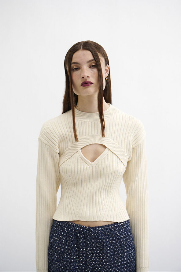 Résumé VivianRS Knit Blouse Creme