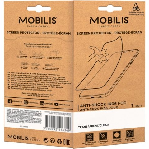 Mobilis 036338 écran et protection arrière de téléphones portables Protection d'écran transparent Apple 1 pièce(s)