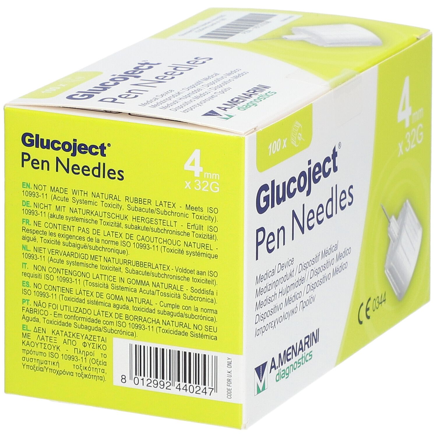 Glucoject® Pen-Nadeln 32G 4 mm