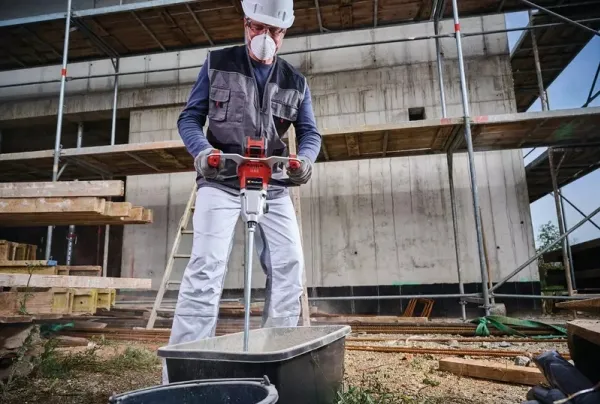 Einhell TP-MX 18-2, Mortar, Maling, Sort, Rød, Trin, Børsteløs motor, 450 rpm, 720 rpm - SOLO