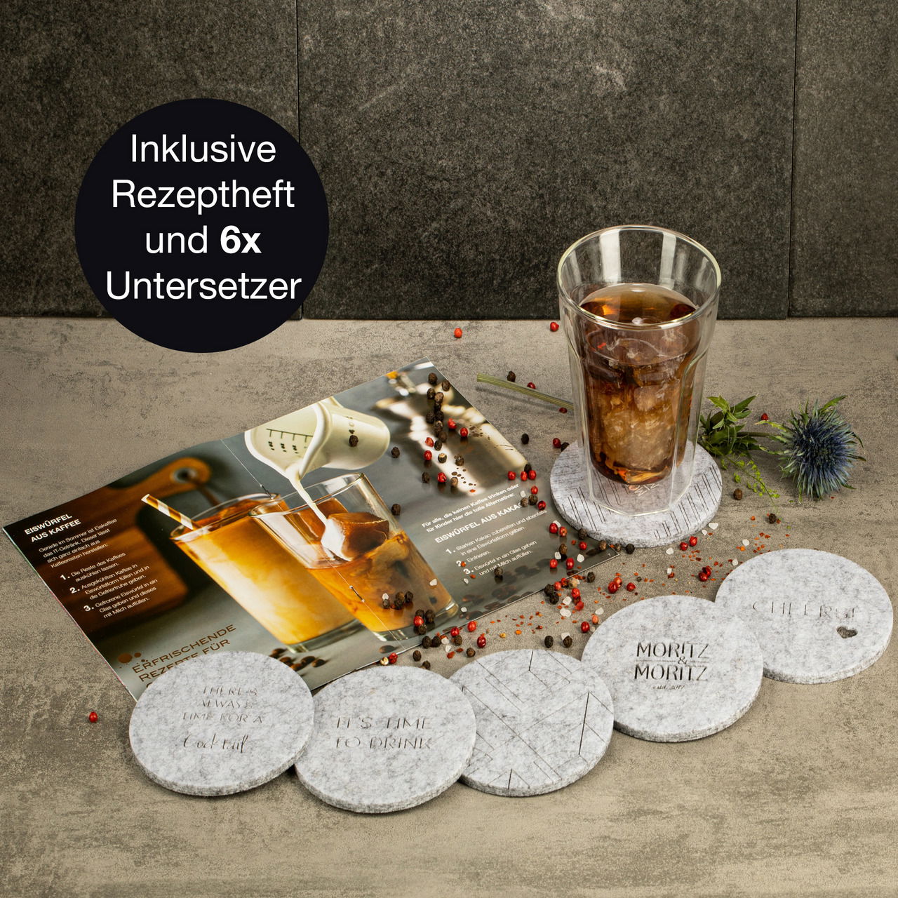 Moritz & Moritz Eiswürfelform eckig 2 er Set