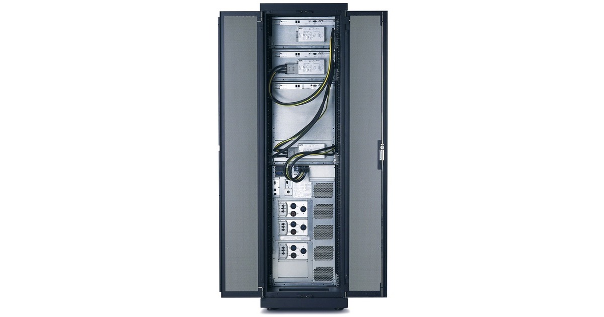 APCSYARMXR9B9I Symmetra LX Extended Run Rackmount UPS - 230 V DC ups  (Zwart/zilver)