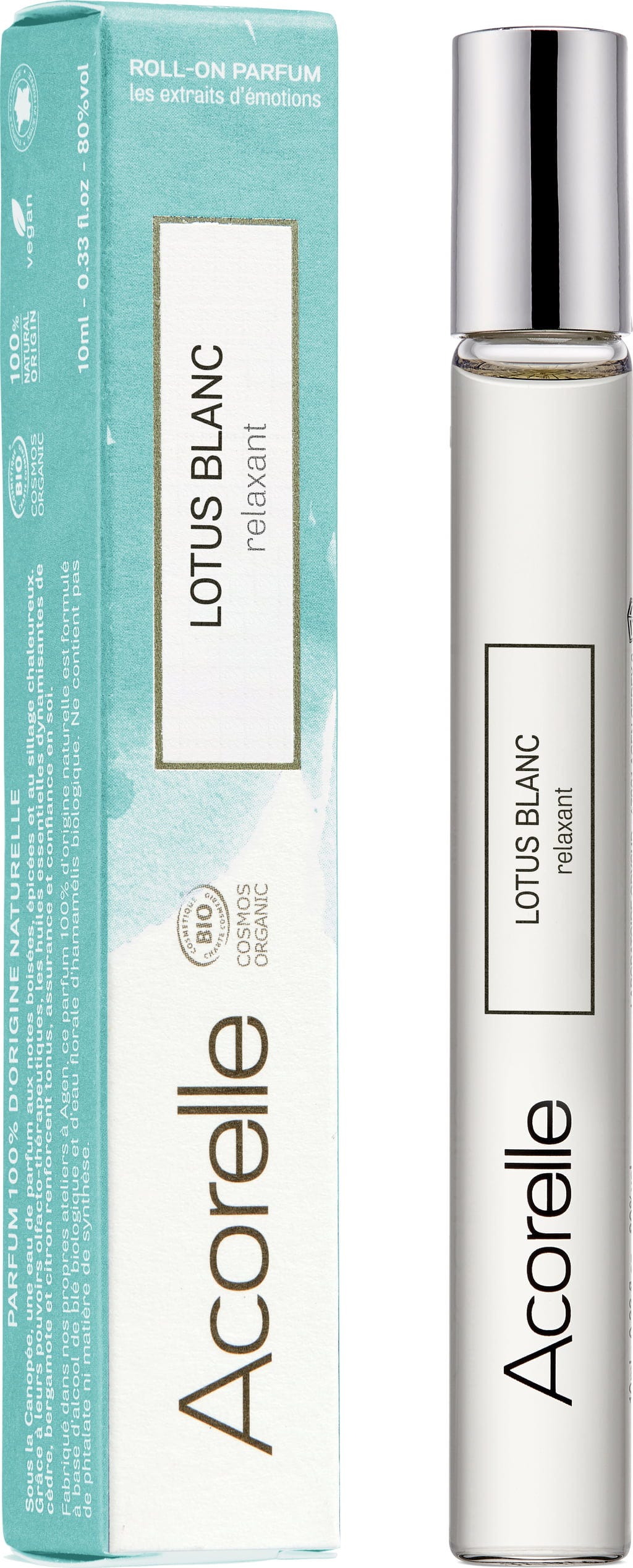 Acorelle  Bio Eau de Parfum Lotus Blanc, 10ml Roll-On