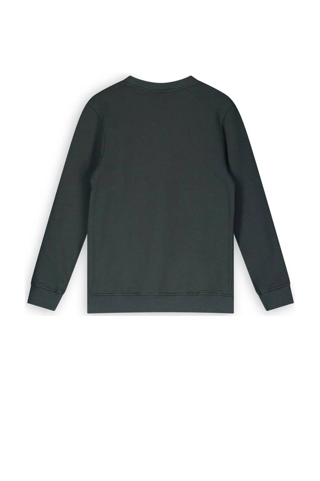 SEVENONESEVEN sweater met printopdruk antraciet