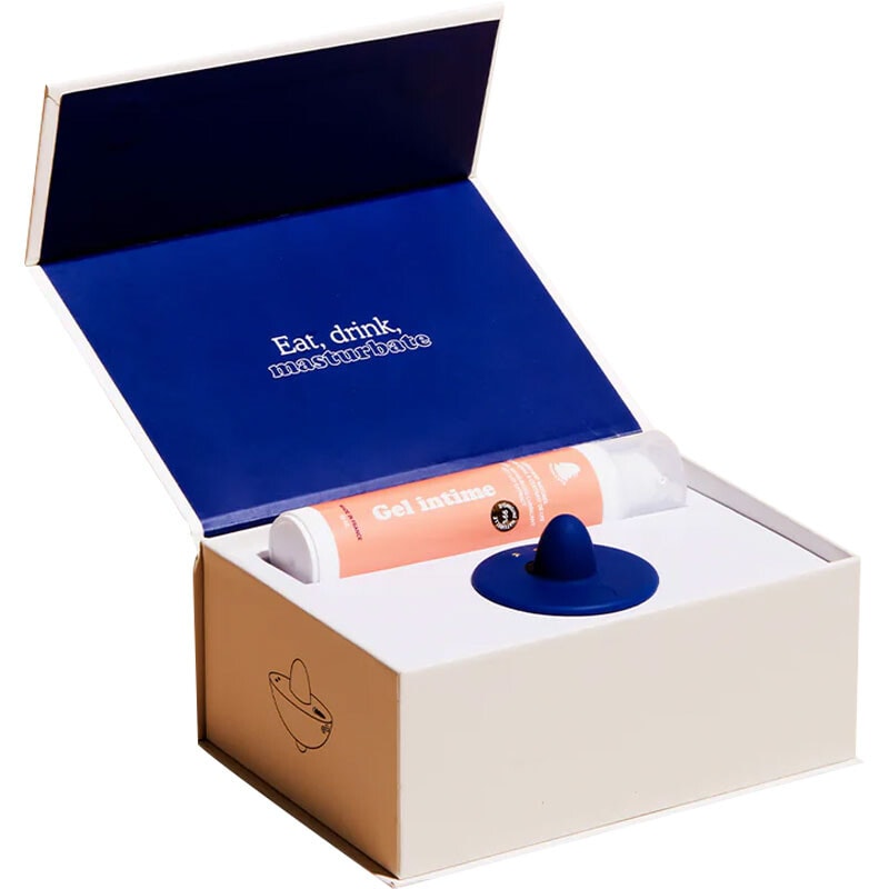Coffret vibromasseur & gel lubrifiant - Toupie