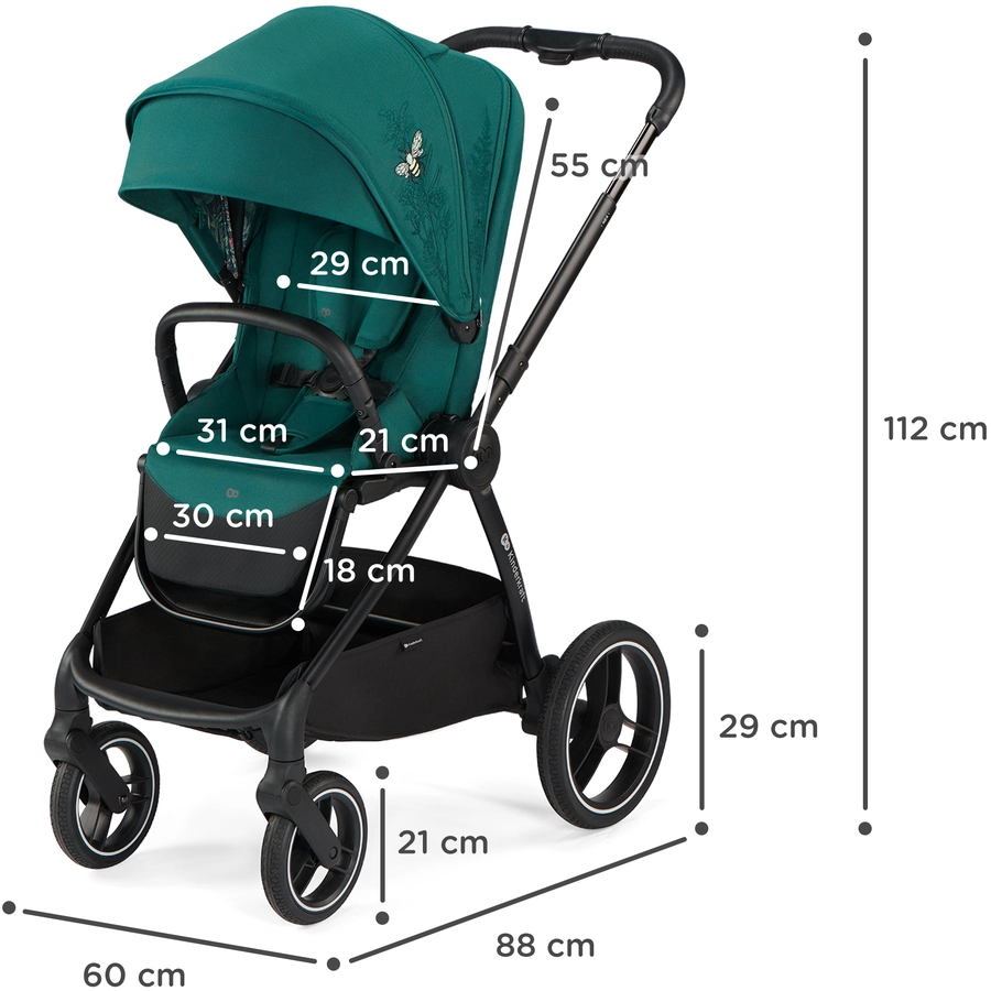 Kinderkraft Kombikinderwagen NEA 2 in 1 nature vibes