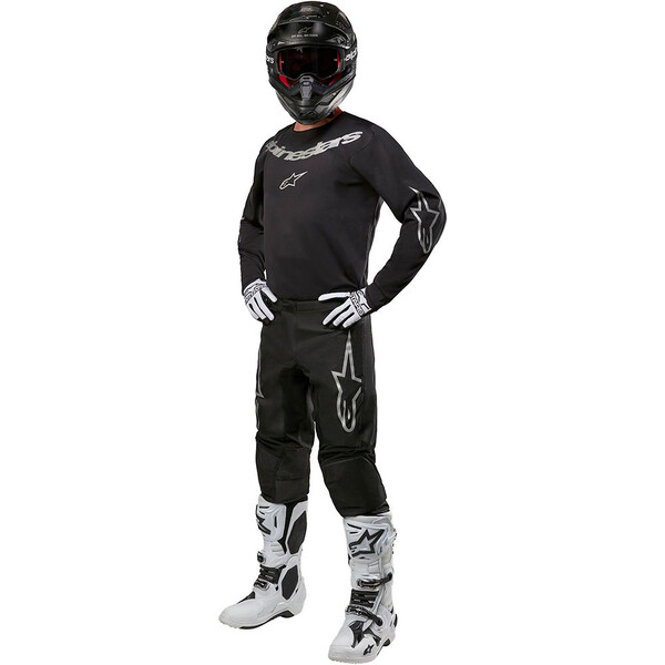 Alpinestars - Maillot Fluid Graphite Noir / Argent