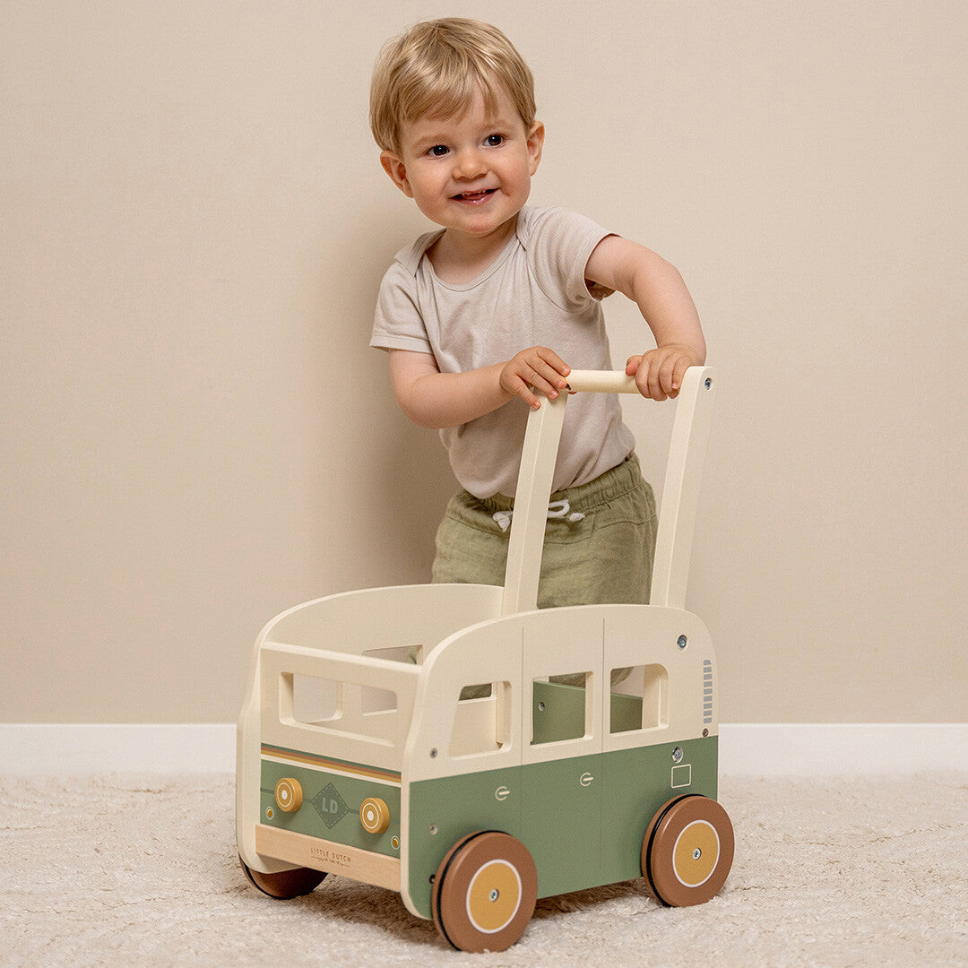 Little dutch loopwagen vintage bus