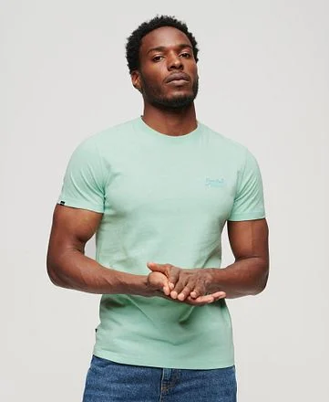 Superdry Classic T-Shirt Melange Lichtgroen M1011245A-9VQ kopen