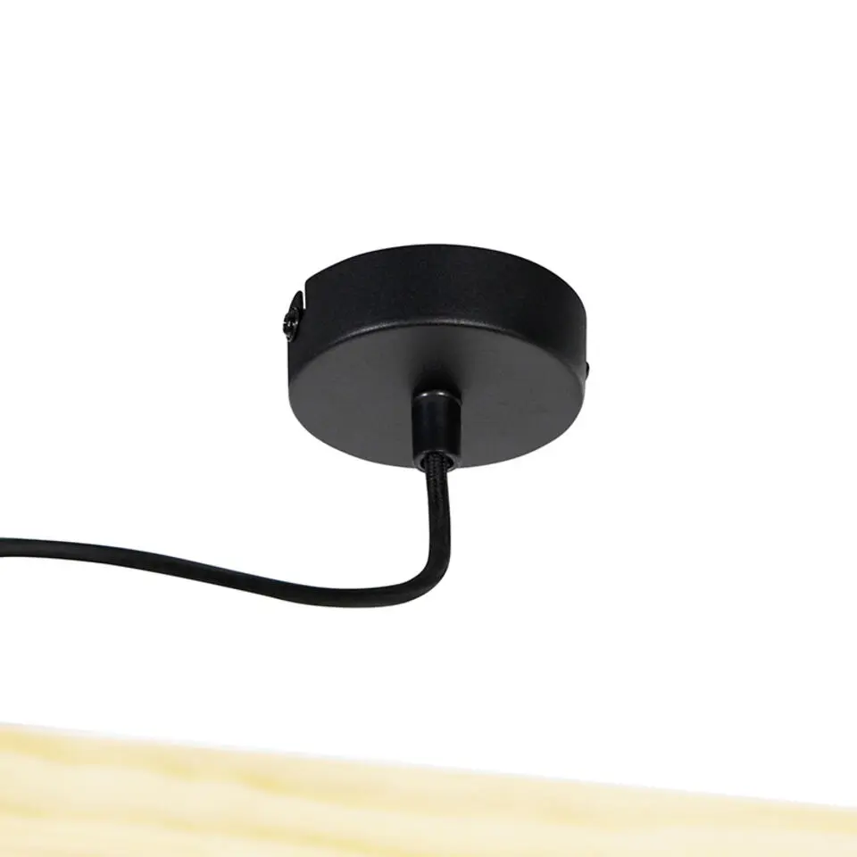 Qazqa plafondlampen shelf zwart e27
