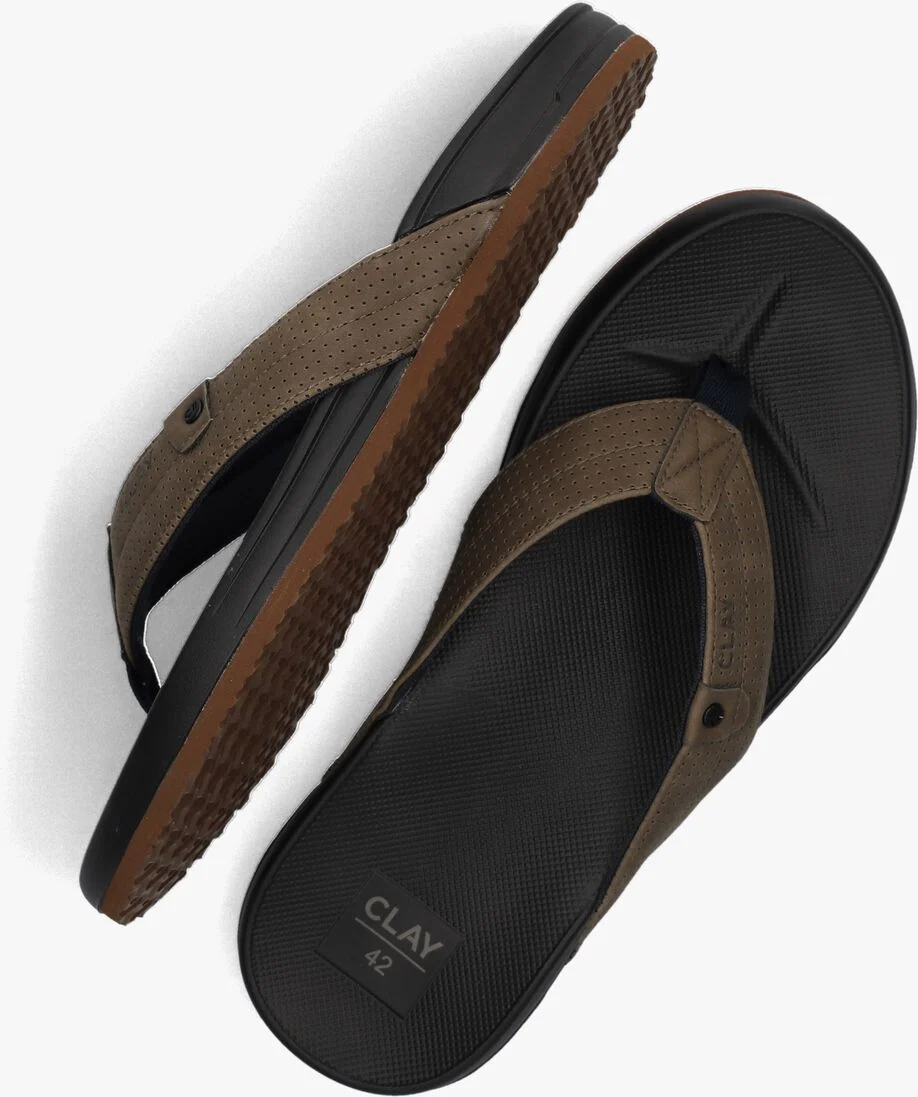 CLAY groene clay slippers clay004