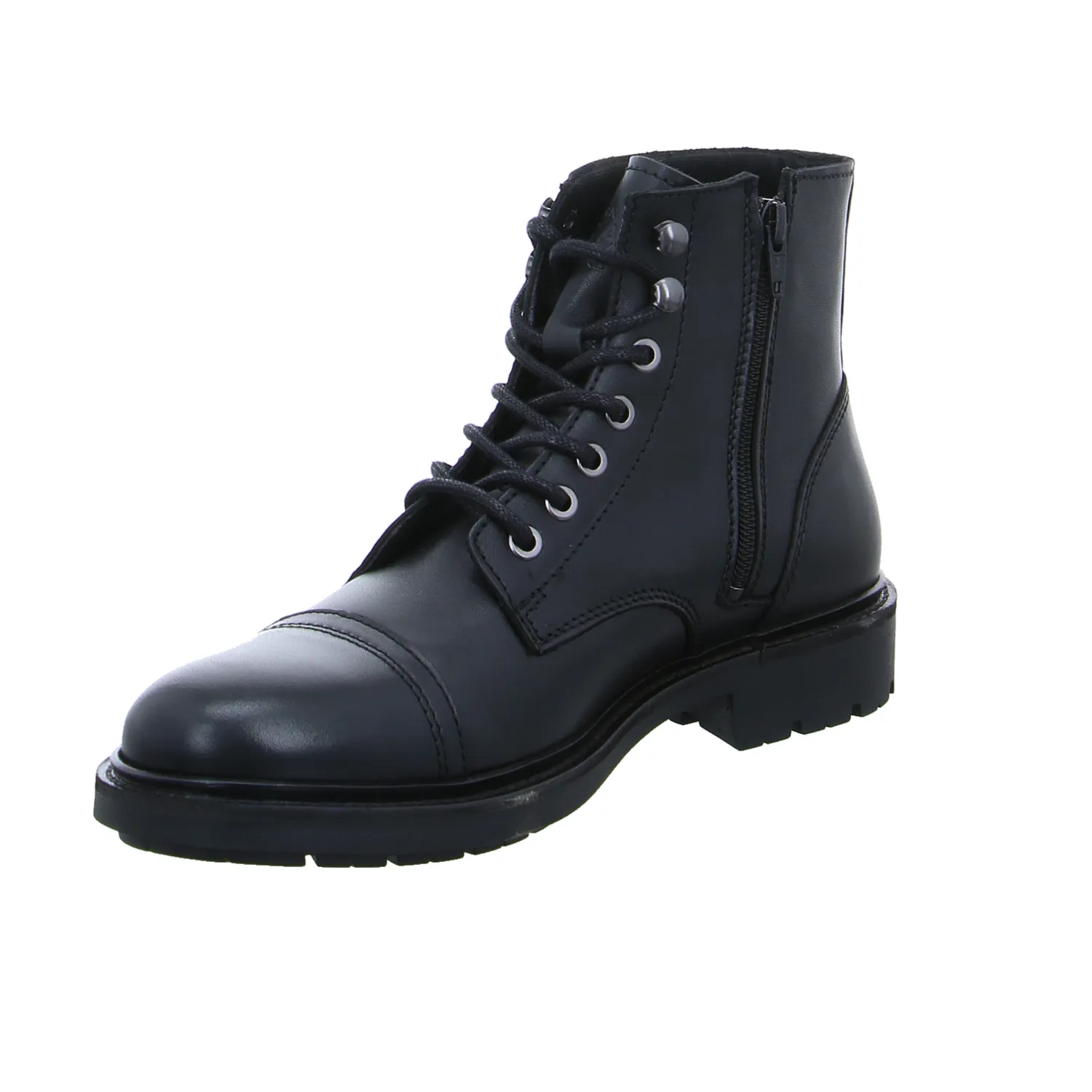 SCHUHENGEL Winter-Boots Schwarz Leder