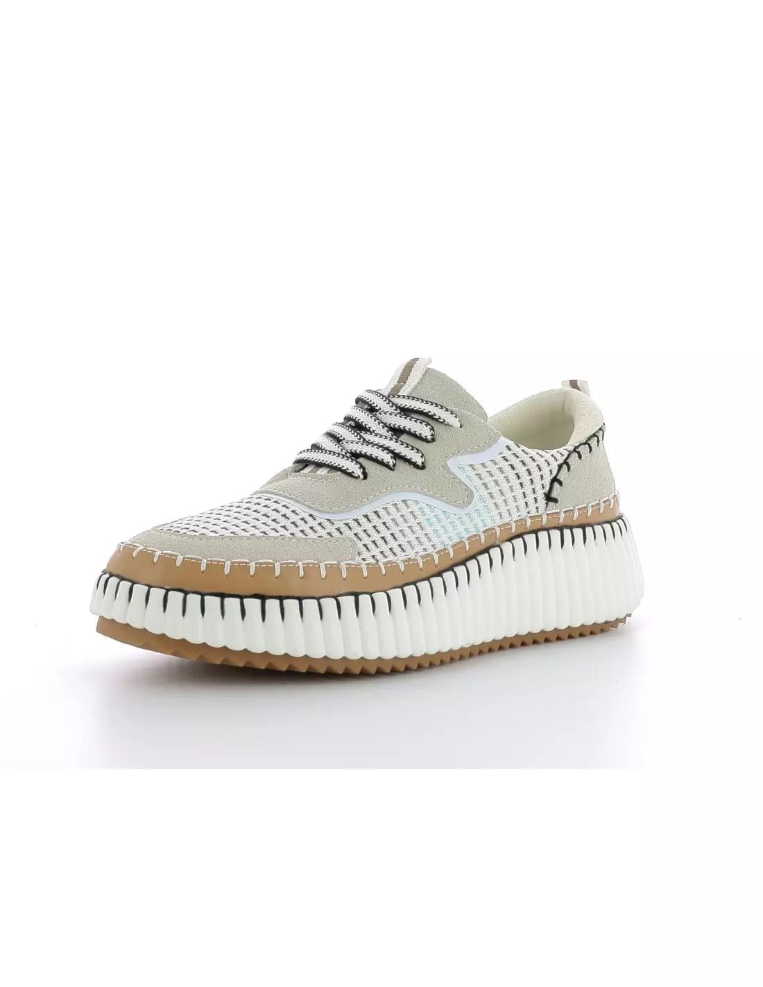 CLAUDIA GHIZZANI 2BR0040101 - Baskets BEIGE-ECRU-TXTCOMBI
