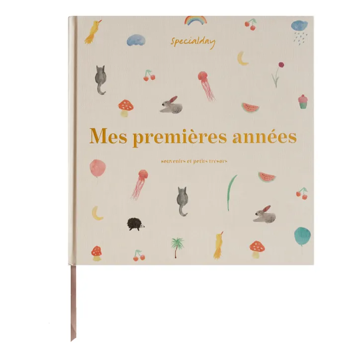 Specialday Livre de naissance Mes premières années | Beige