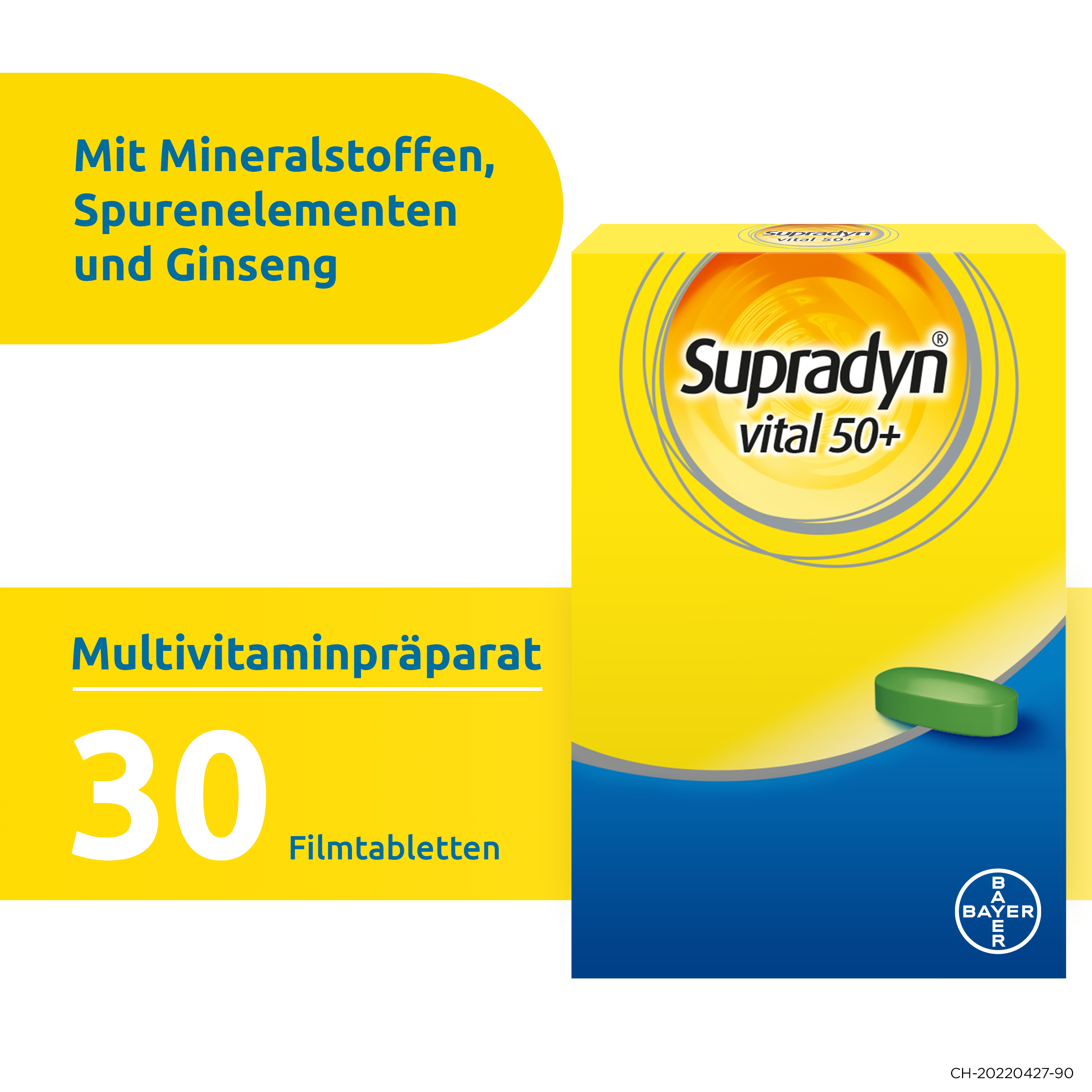 SUPRADYN Vital 50  Filmtabl Ds 30 Stk