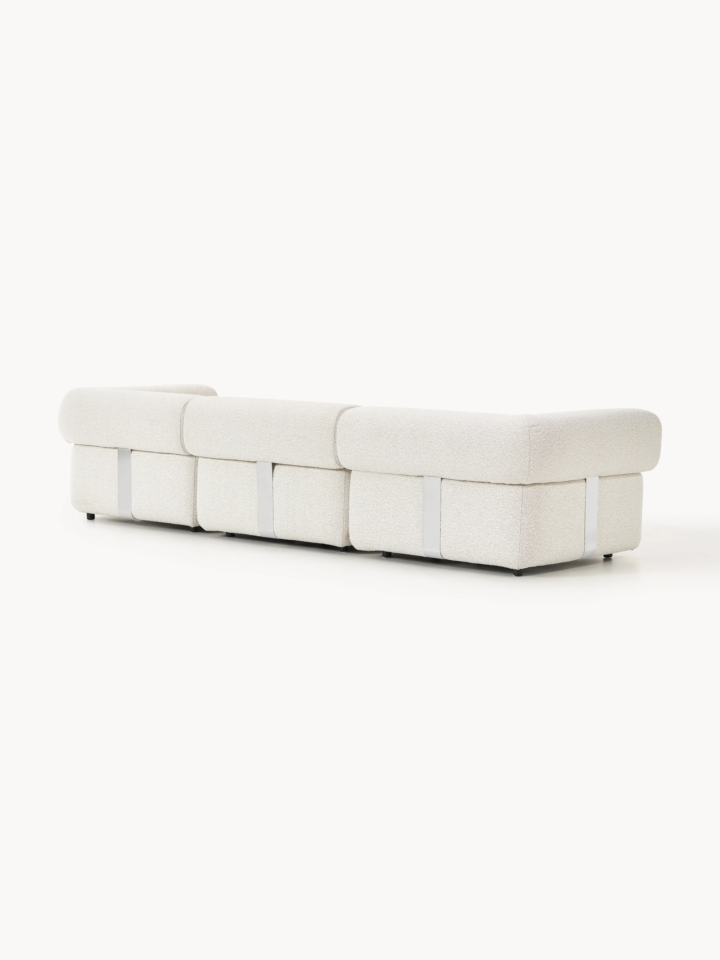 Modulaire bank Anton (4-zits) van bouclé