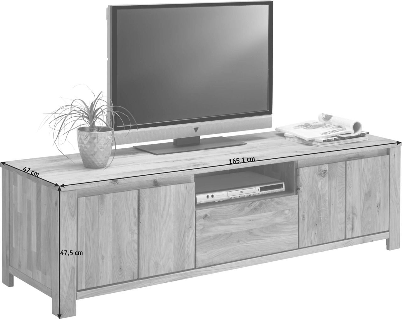 Linea Natura TV-Lowboard FONTANA