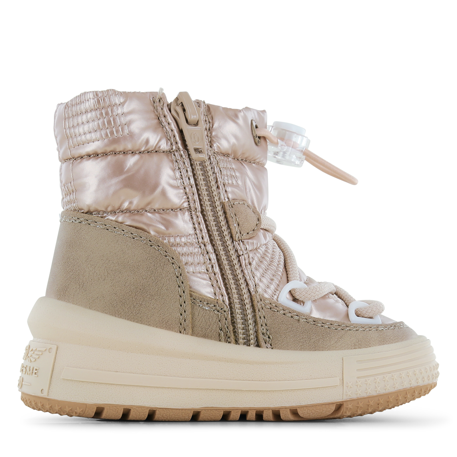 Shoesme champagnerfarbener gefütterter Schneestiefel