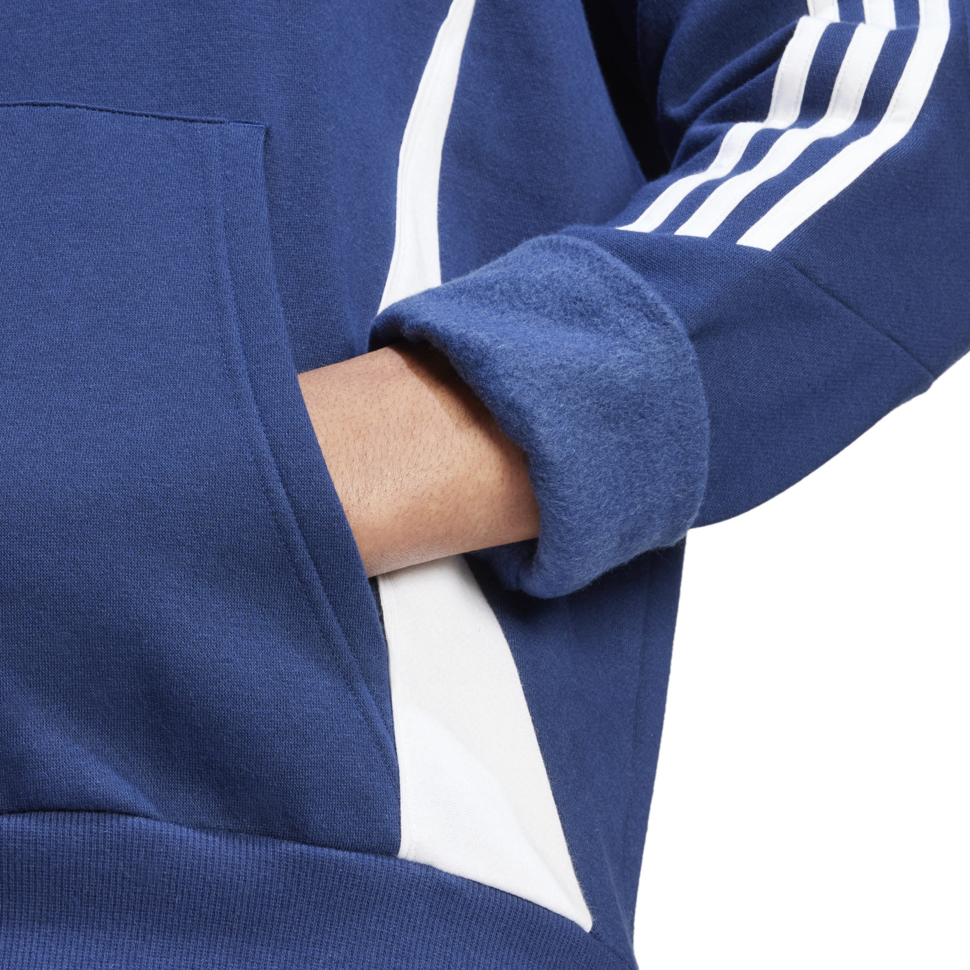 Adidas Tiro 24 Sweat Hoodie Donkerblauw Wit