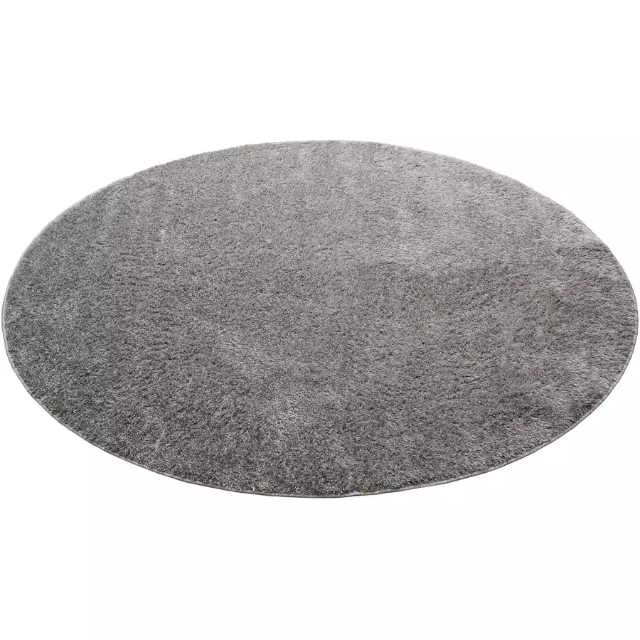 Wecon home basics Hochflorteppich Fanny hellgrau