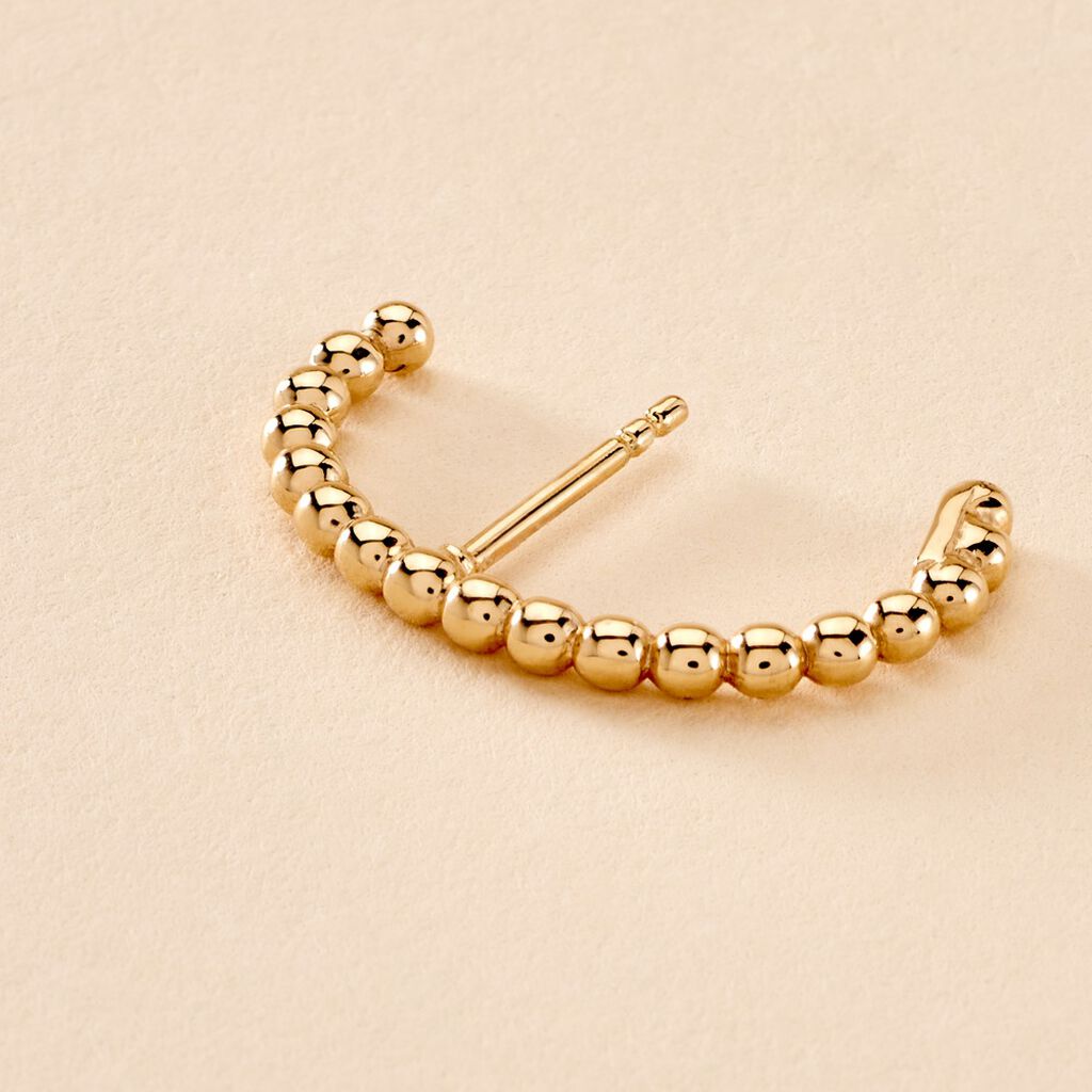 Bijoux D'oreilles Pavlova Plaqué Or Jaune