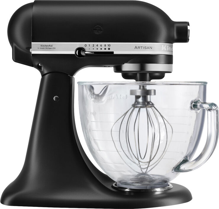 KitchenAid Artisan glasskål til køkkenmaskine 4,7 liter Transparent, grå
