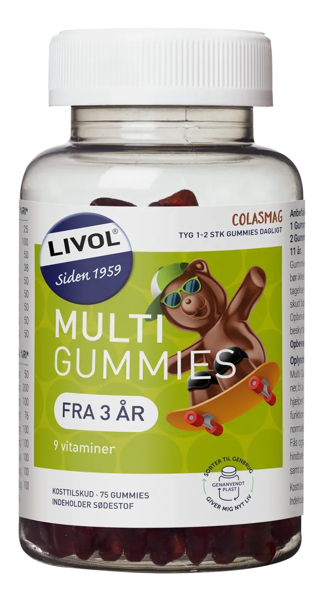 Livol Vitamin Gummies, Cola - 75 stk.
