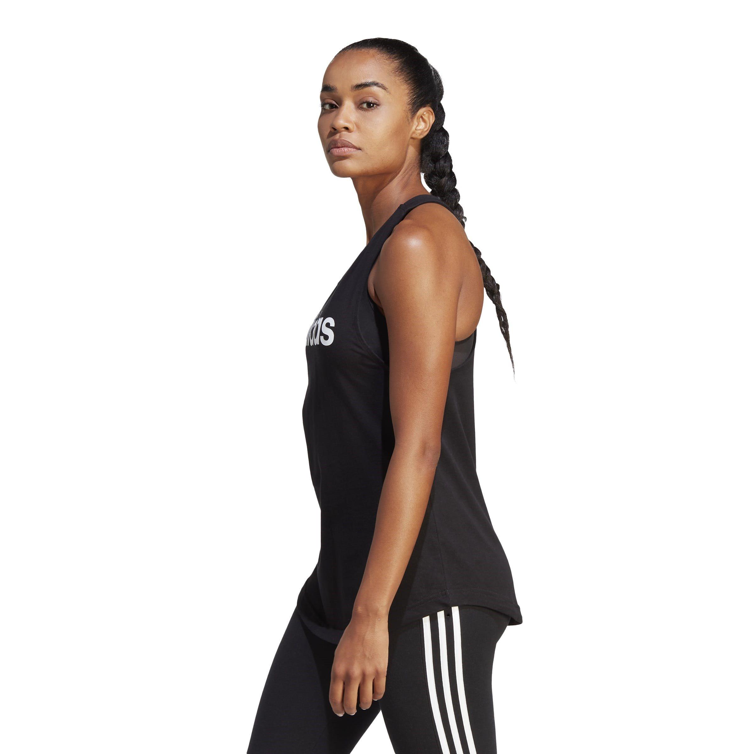 adidas Womens Essentials Linear Loose Tank Top