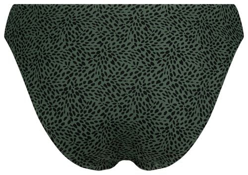 bas bikini femme - animal vert