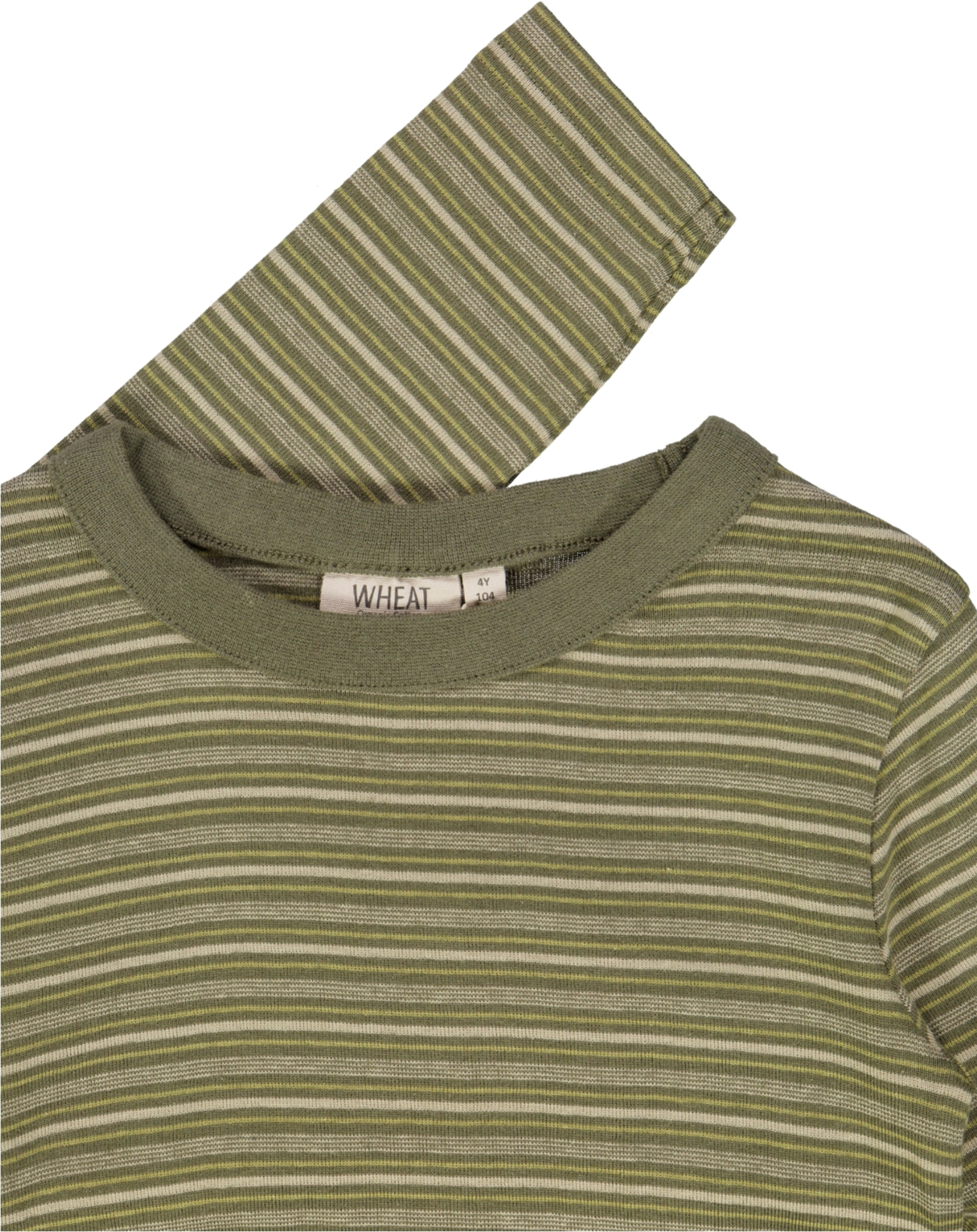 Langarmshirt LAI STRIPE in heather green