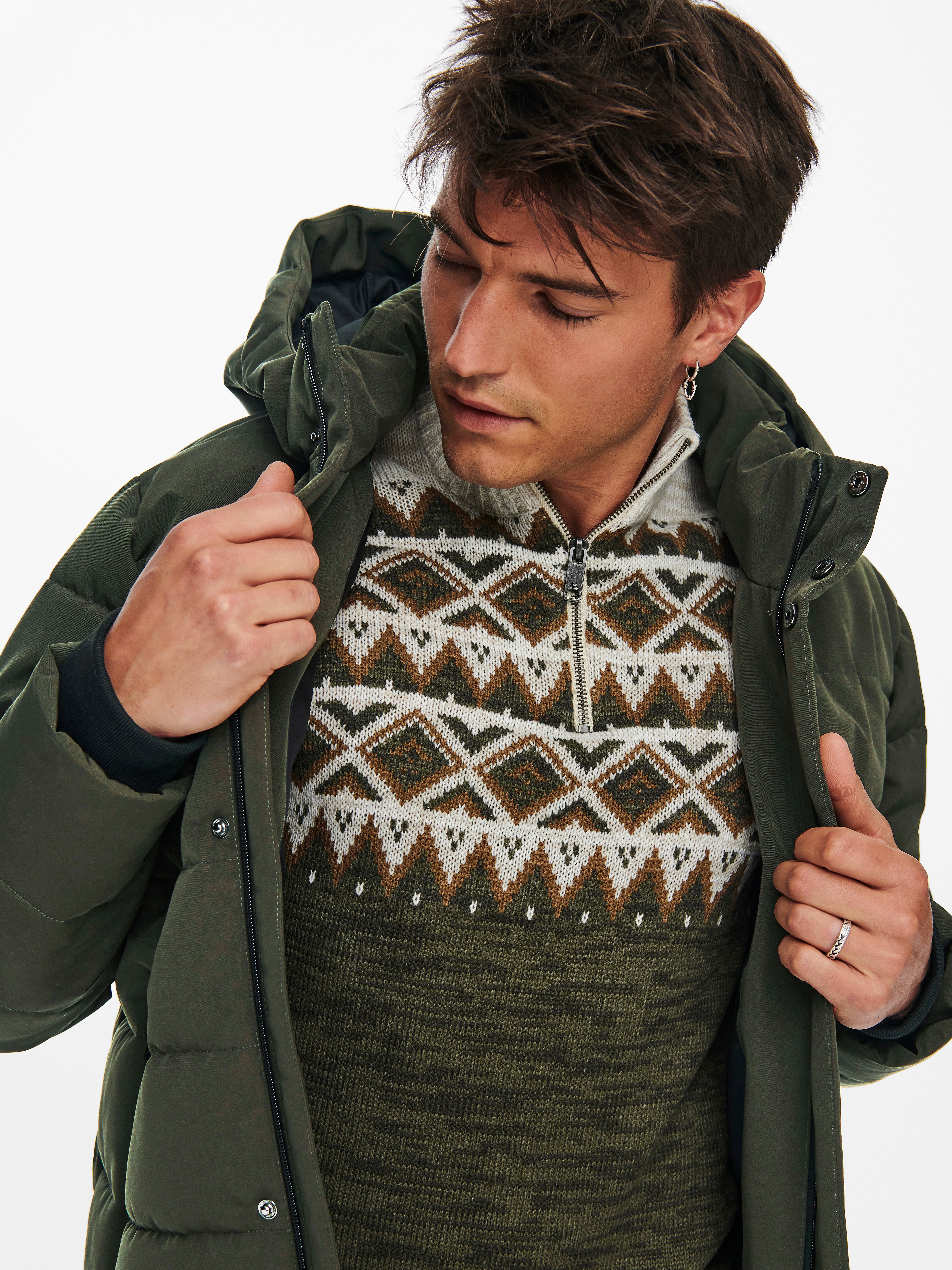 ONSCAYSON Daunenjacke Peat