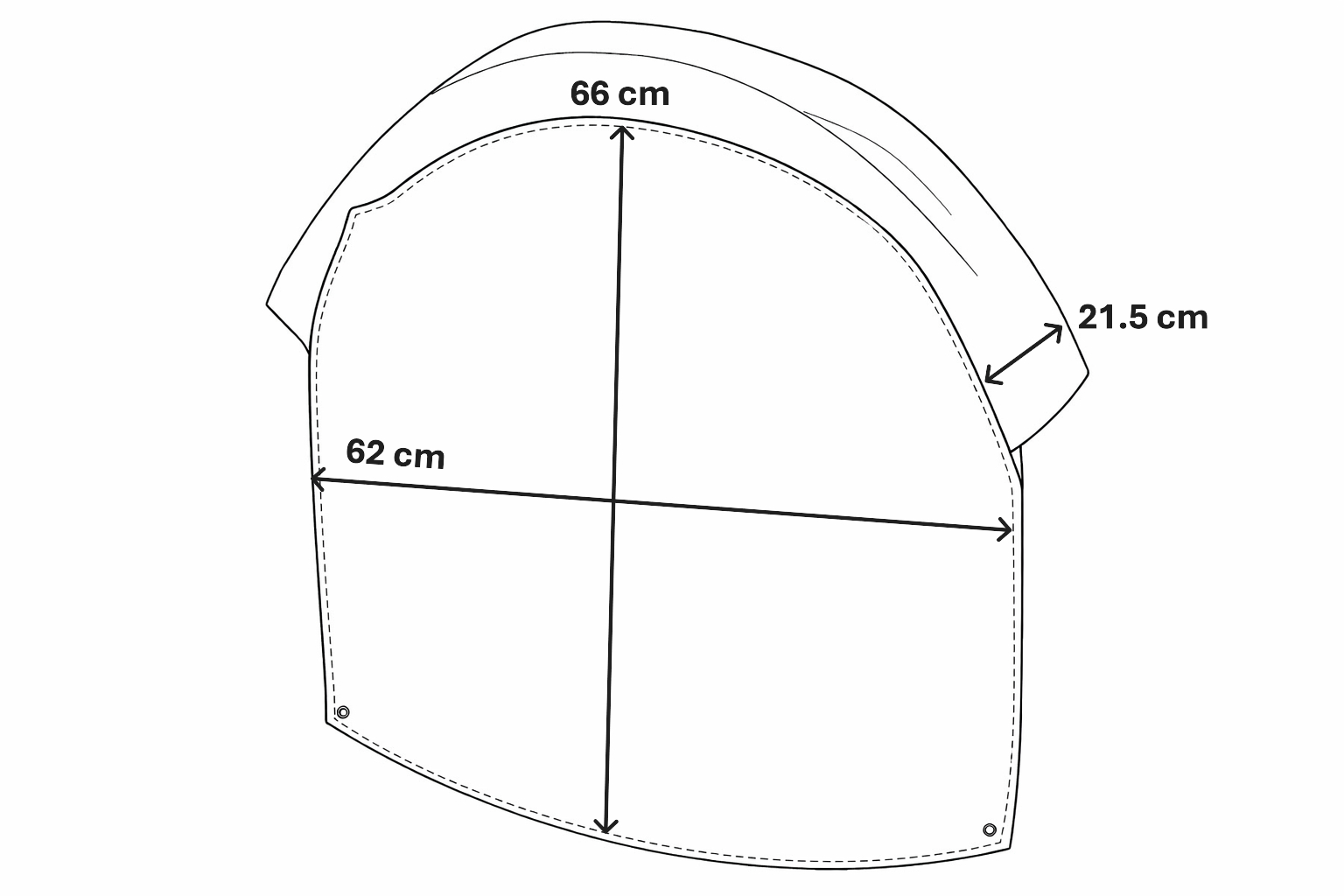 Obelink luxe wielhoes - t/m 15 inch