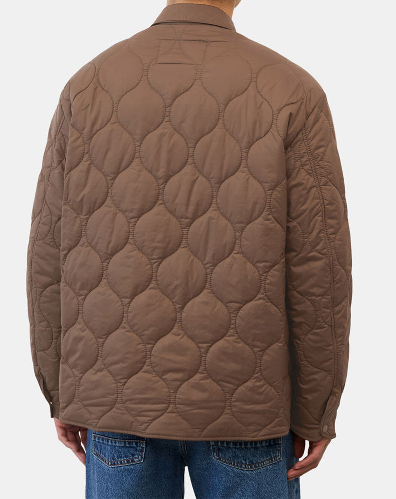 Marc O'Polo Veste Quilt double zip marron