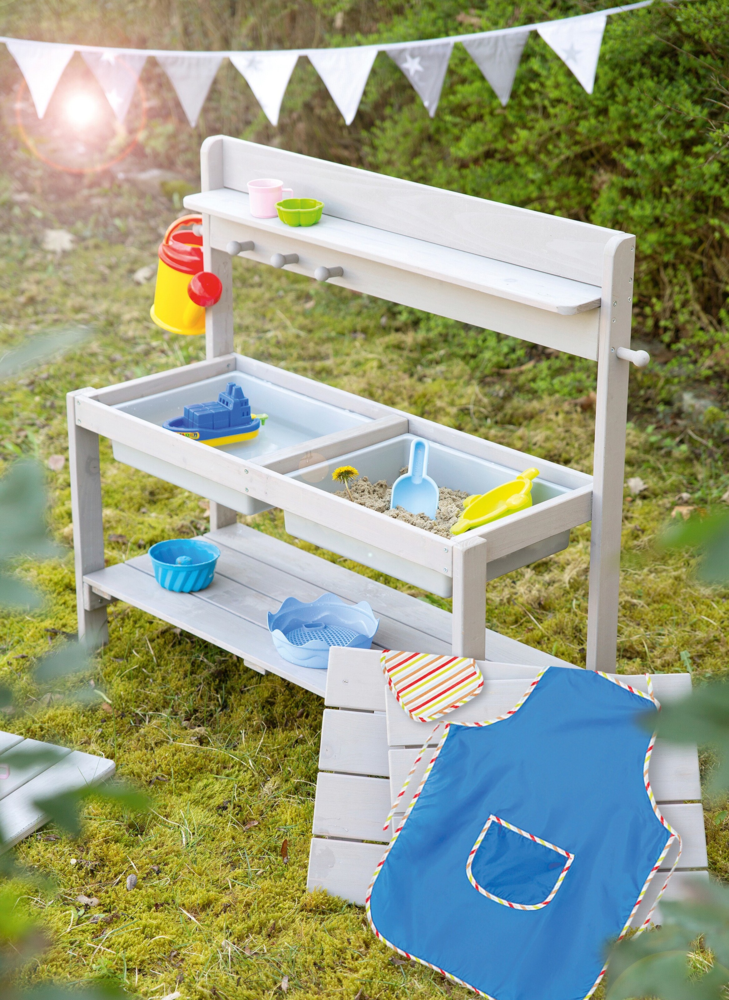 roba Outdoor Kinderküche 'FUN' mit Schürze Outdoor +