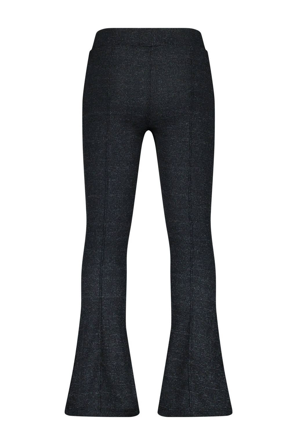 Raizzed flared broek Lara zwart
